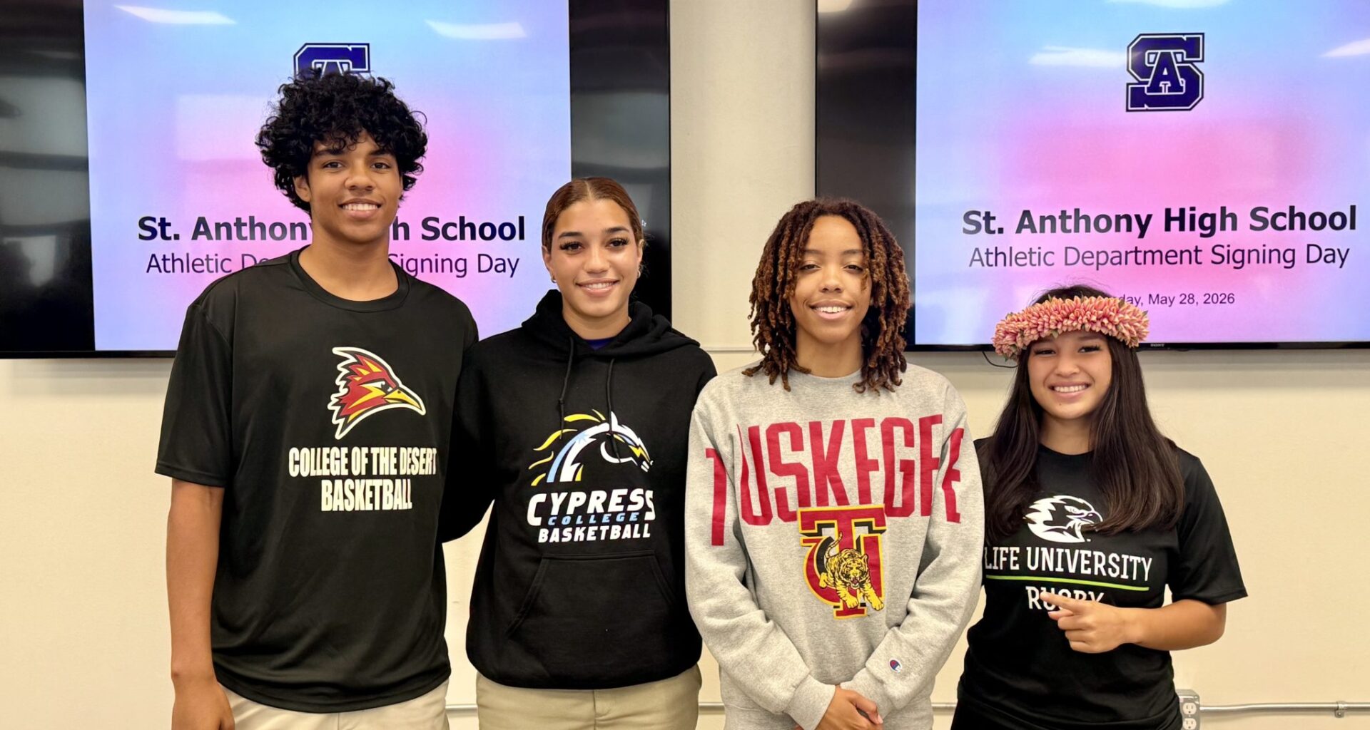 St. Anthony Honors Student-Athletes Continuing Careers At Collegiate Level With Celebration – The562.org