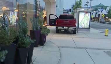 Stolen pickup used as battering ram in theft at The RealReal in West Hollywood – NBC Los Angeles