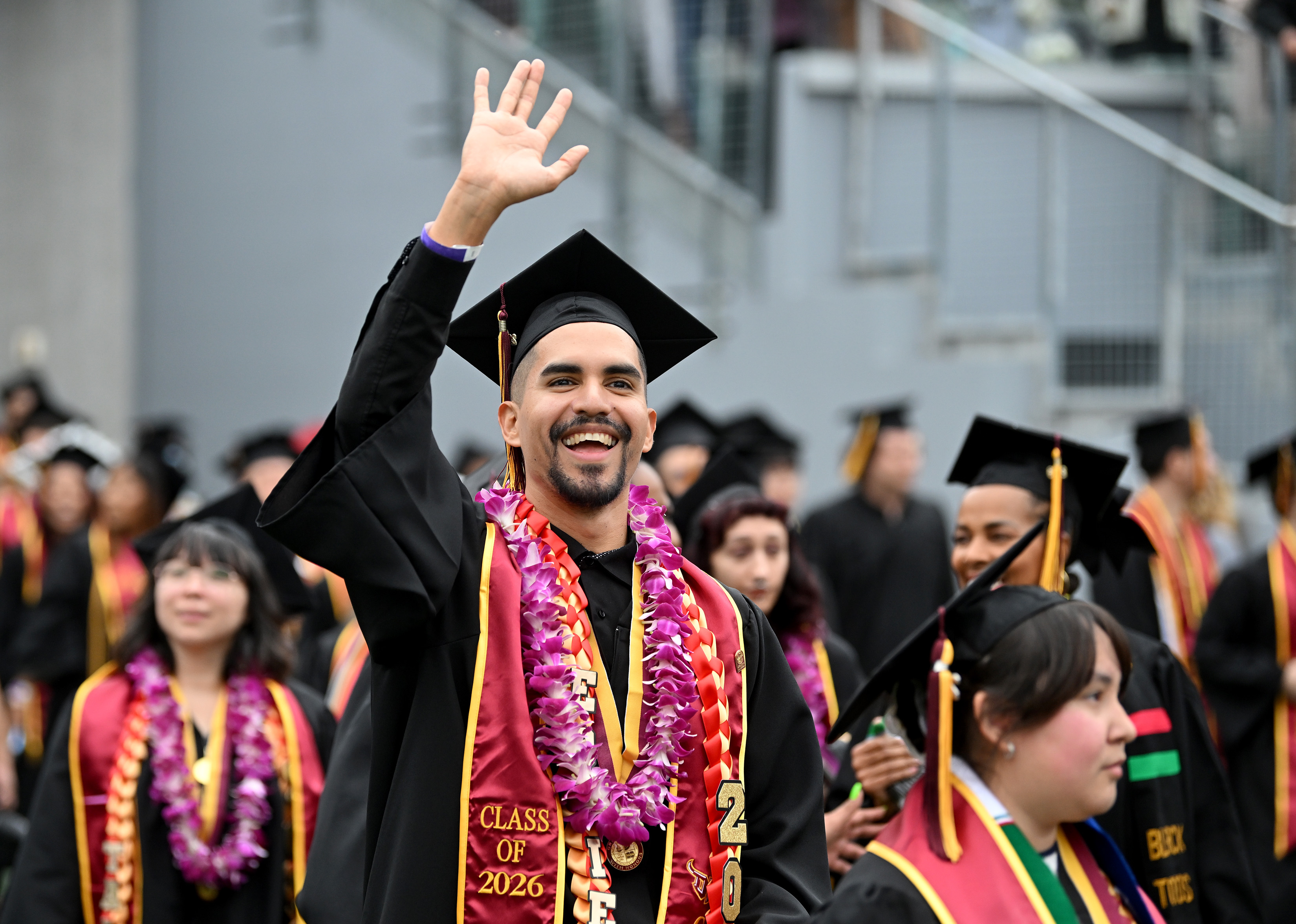 California State University Dominguez Hills holds commencement ceremonies for the...
