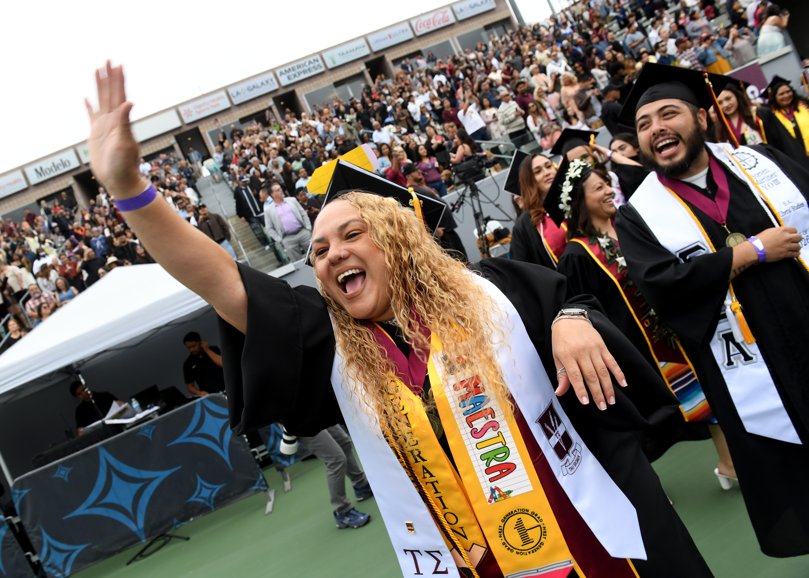 California State University Dominguez Hills holds commencement ceremonies for the...