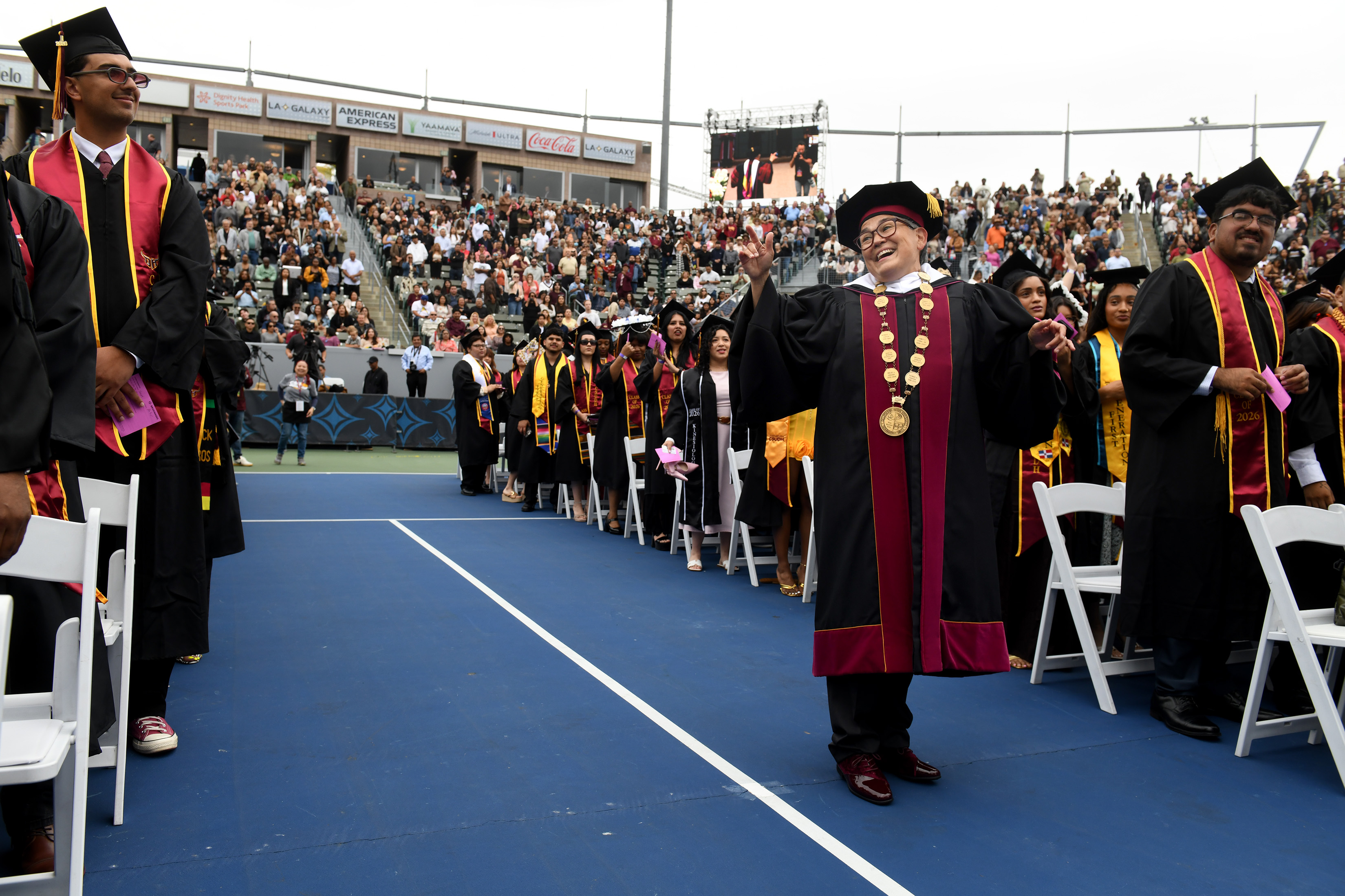 California State University Dominguez Hills Interim President Dr. Mary Ann...