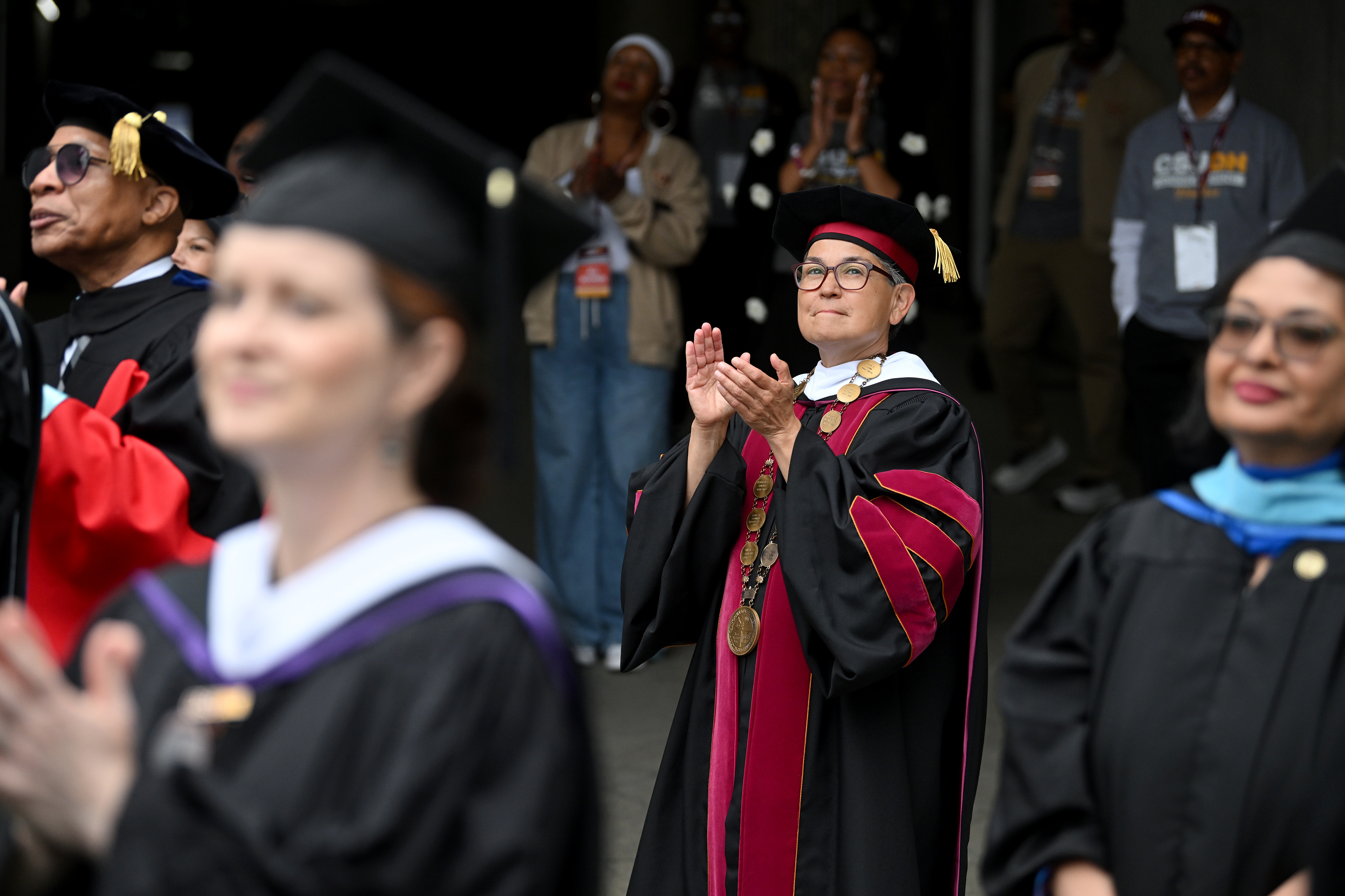 California State University Dominguez Hills Interim President Dr. Mary Ann...