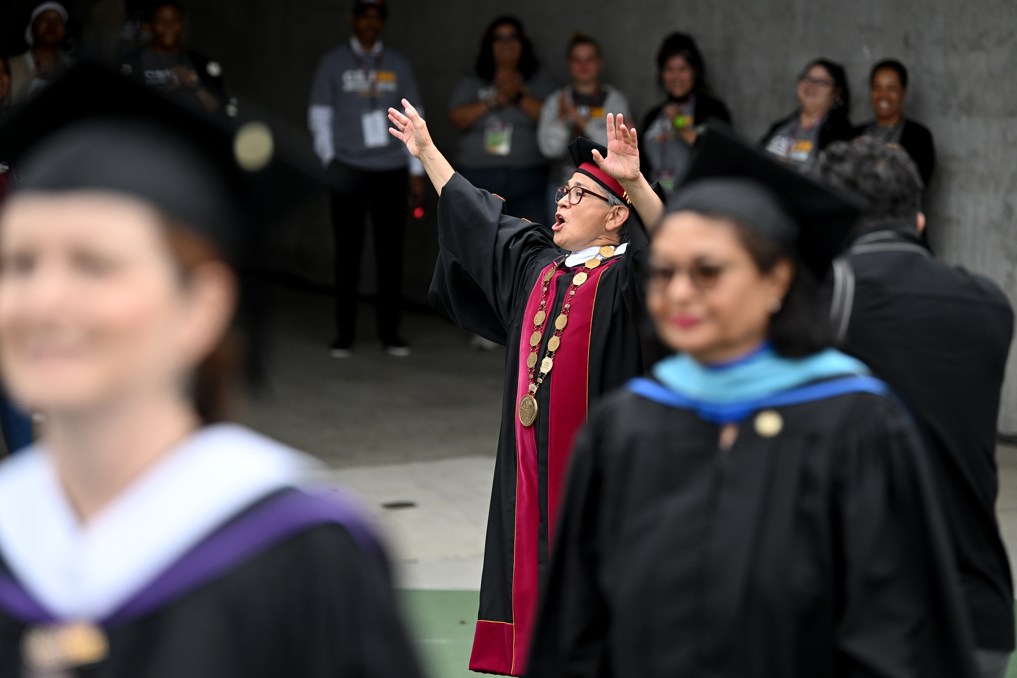 California State University Dominguez Hills Interim President Dr. Mary Ann...