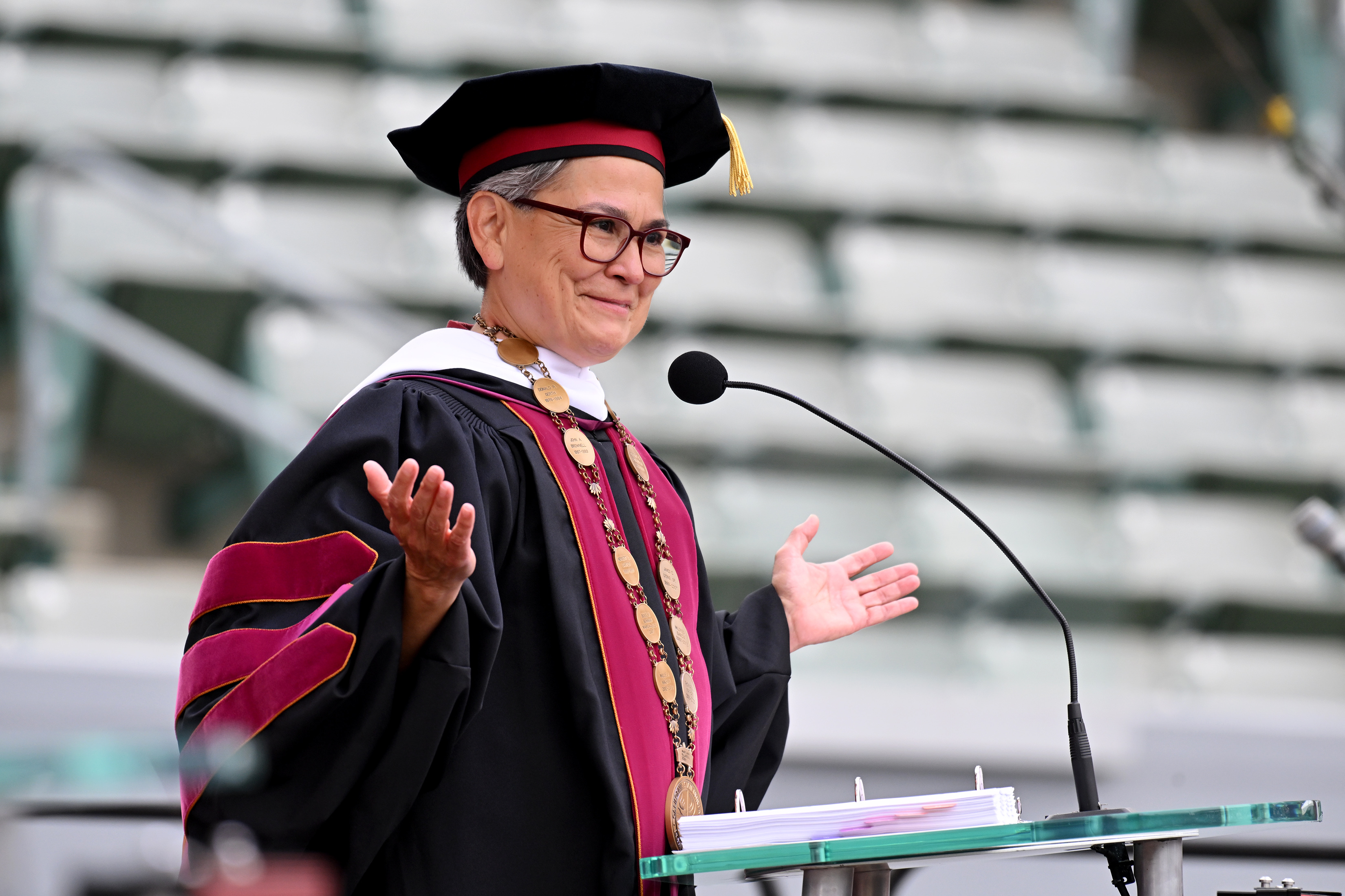 California State University Dominguez Hills Interim President Dr. Mary Ann...