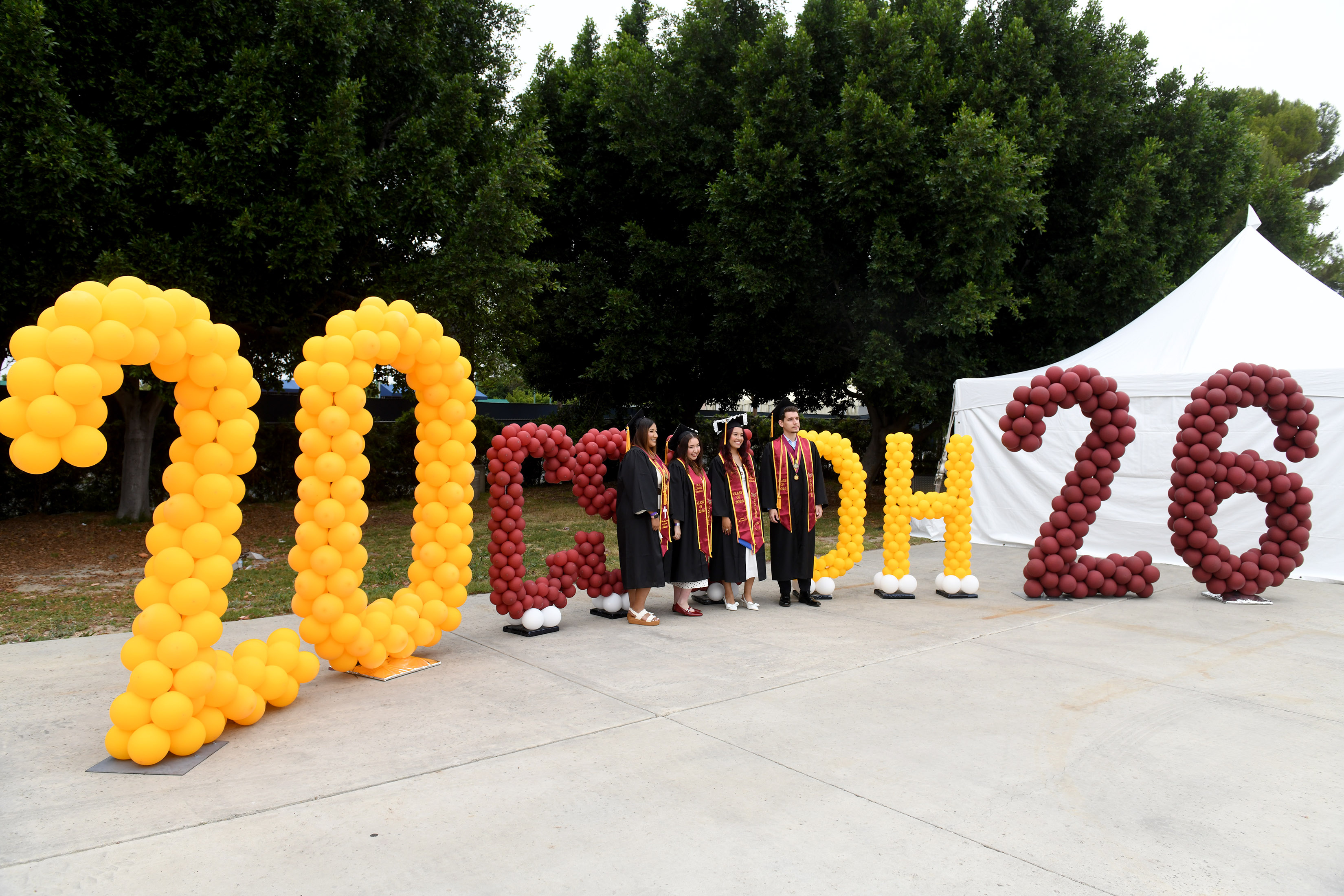 California State University Dominguez Hills holds commencement ceremonies for the...