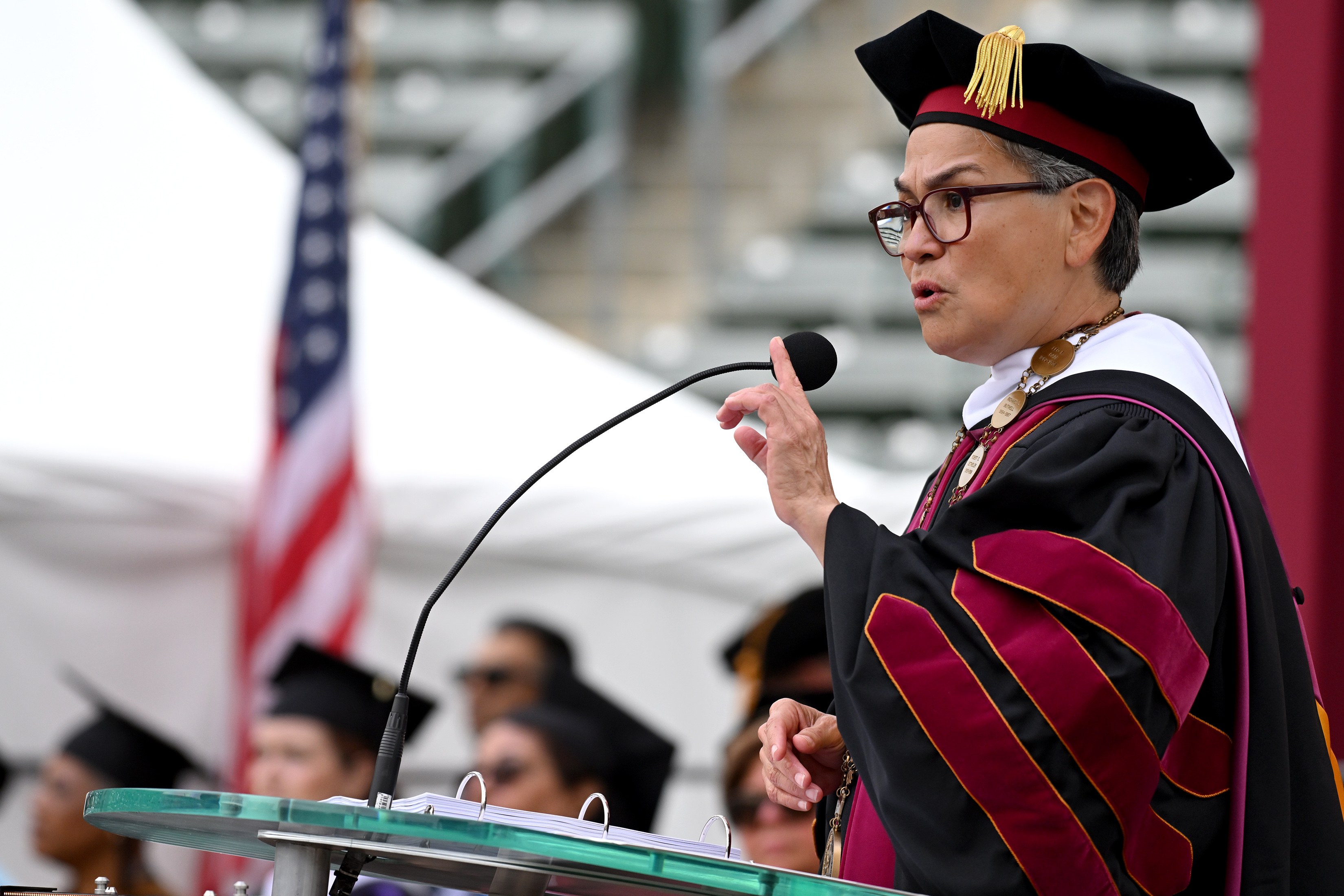 California State University Dominguez Hills Interim President Dr. Mary Ann...