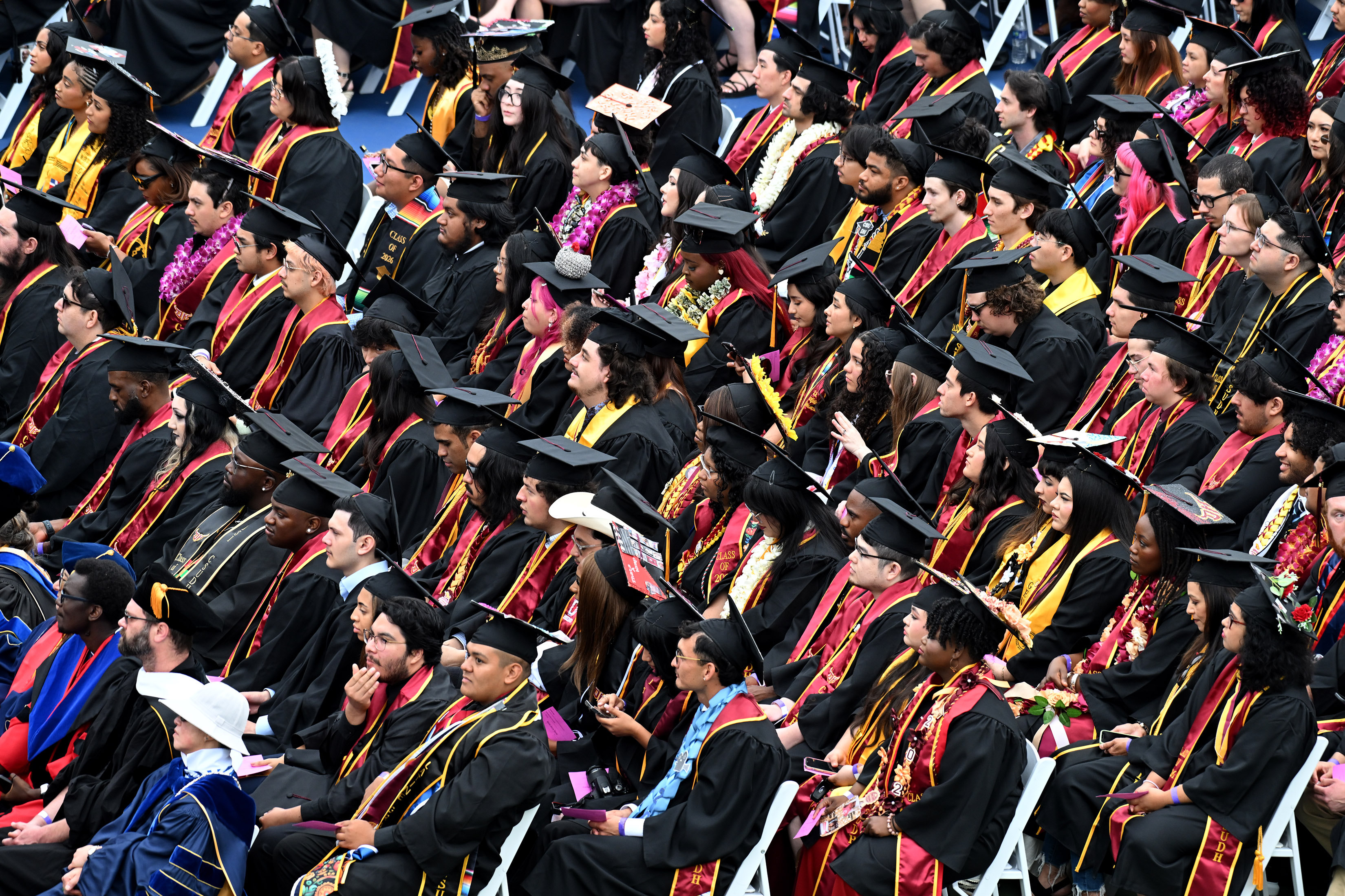 California State University Dominguez Hills holds commencement ceremonies for the...