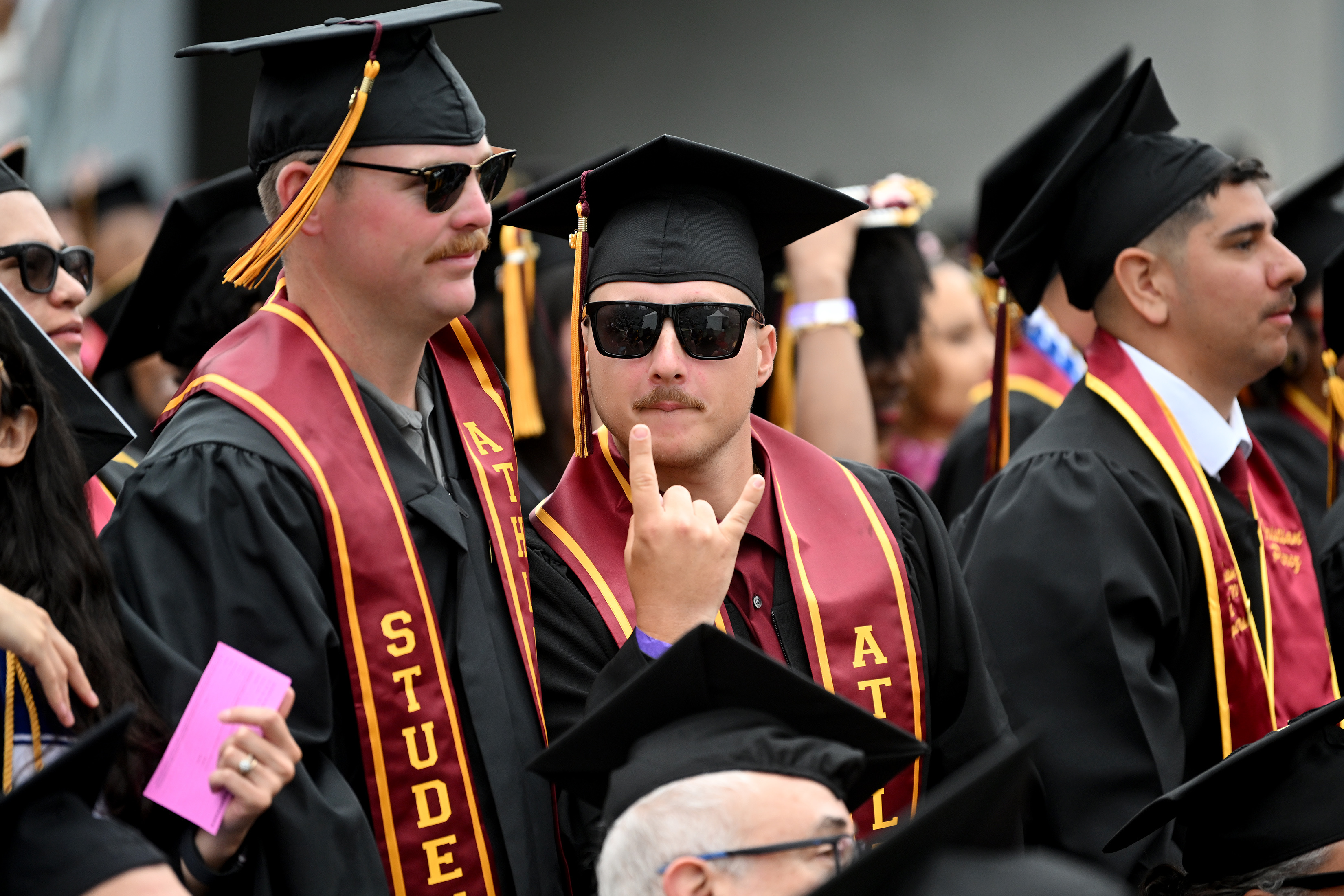 California State University Dominguez Hills holds commencement ceremonies for the...