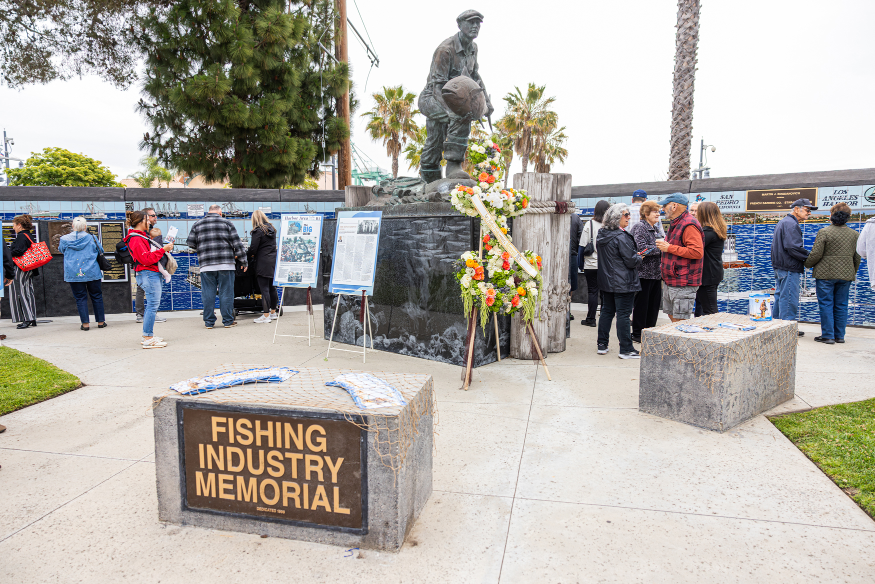 Residents gather on April 25, 2026, to celebrate the restoration...