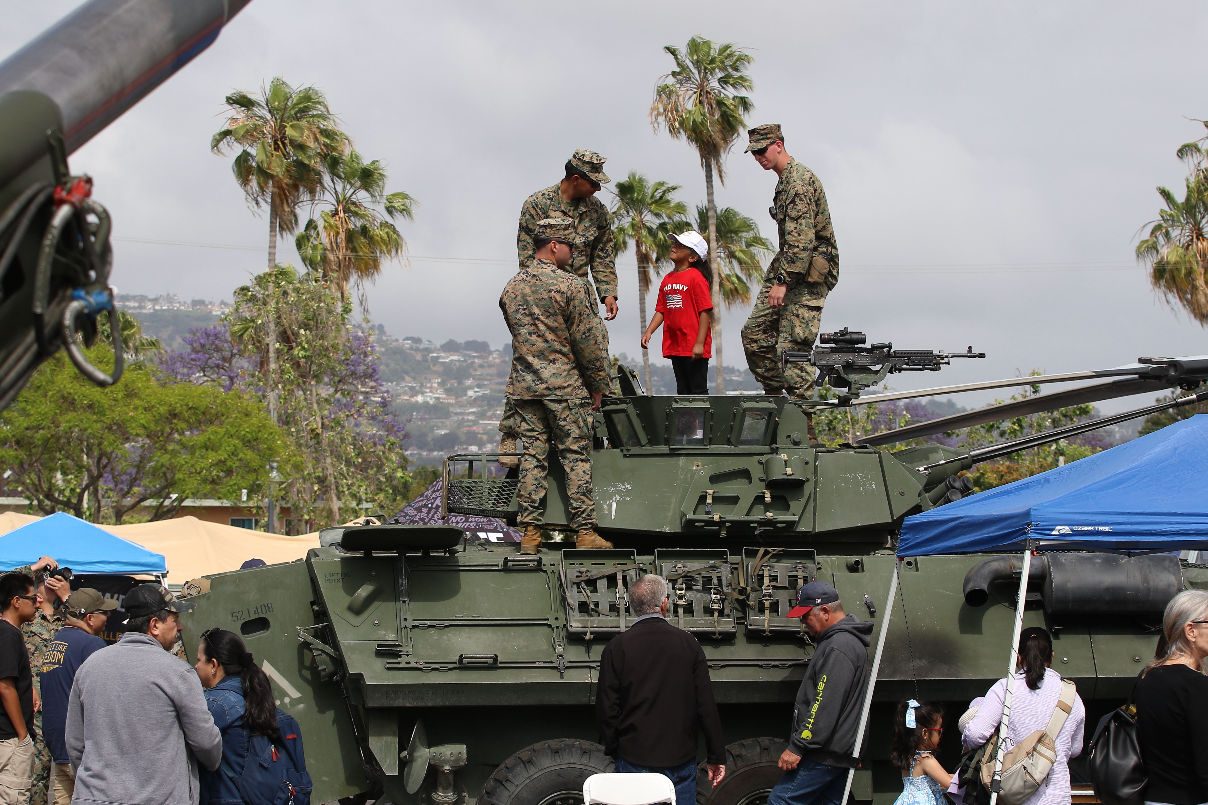 Visitors turn out for LA Fleet Week on Saturday, May...