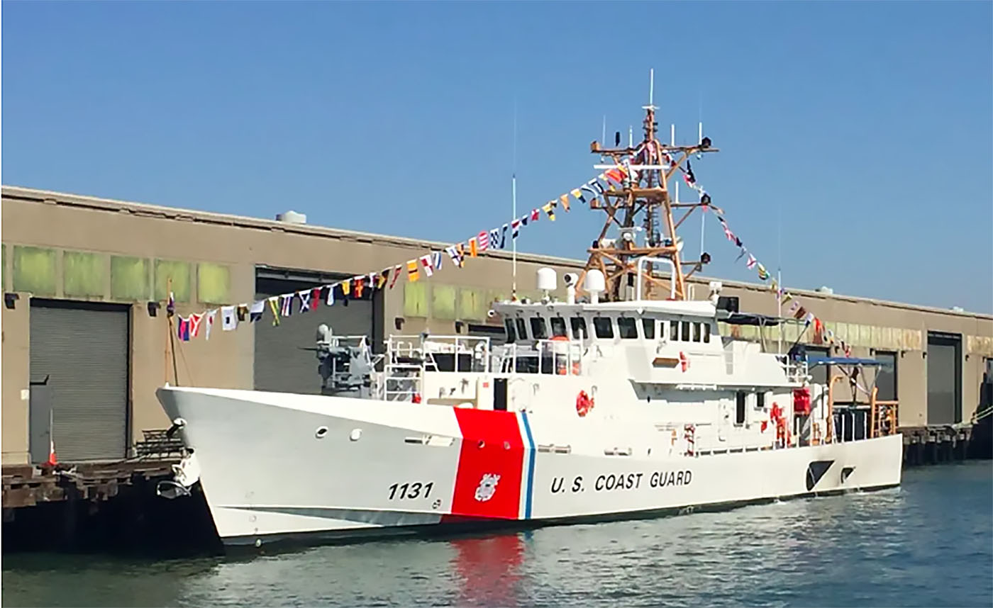 US Coast Guard Fast Response Cutter Terrell Horne (WPC-1131) (Courtesy...