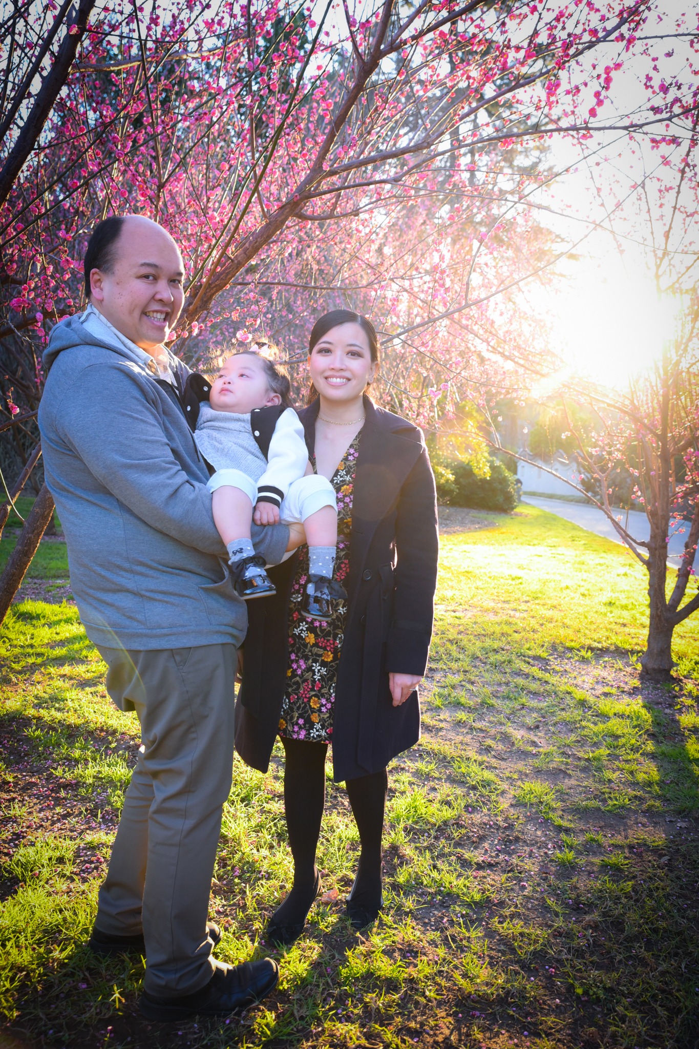 David Law with his wife Veena Sison-Law and daughter Violet...