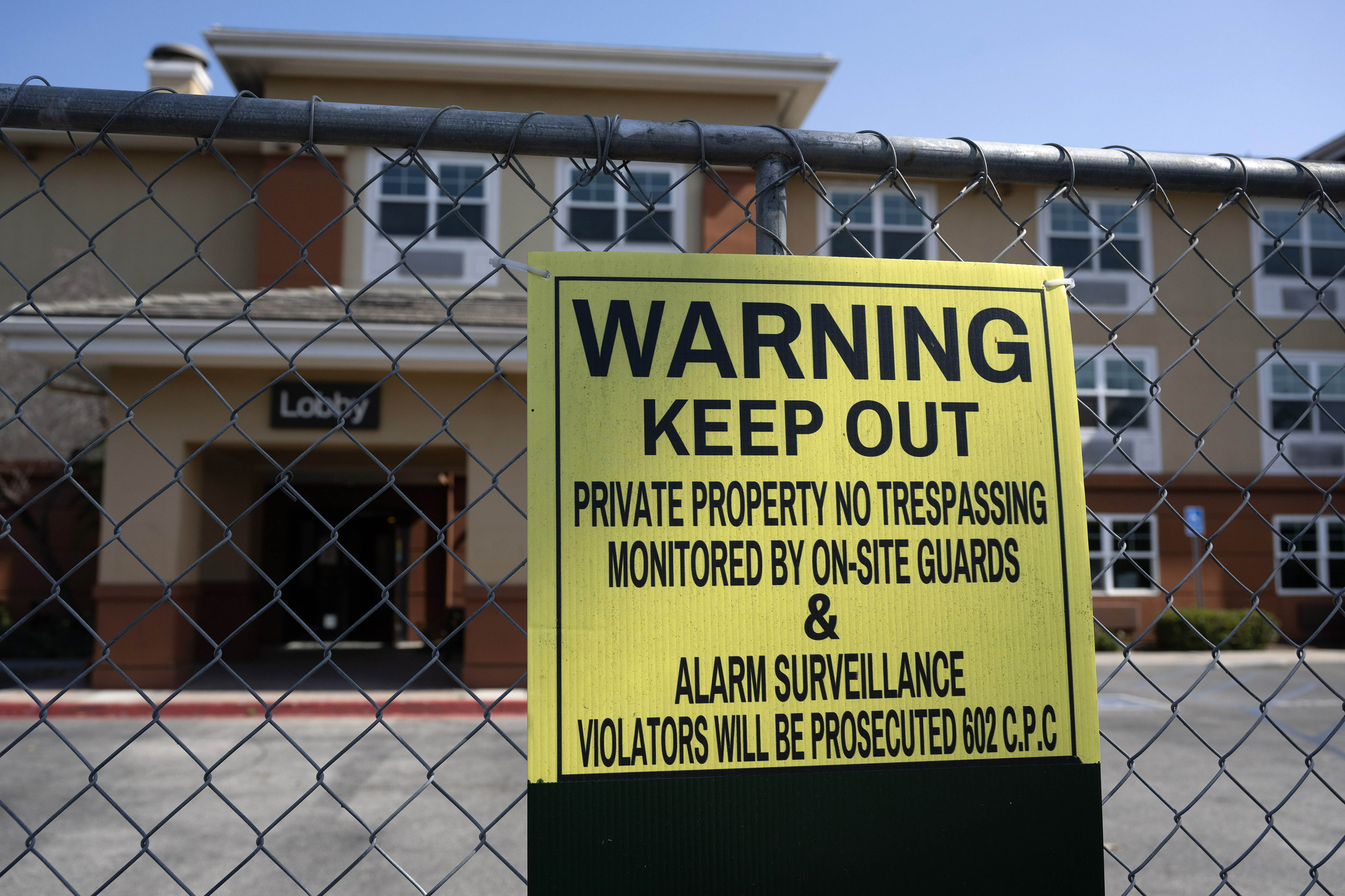 The new Homekey interim housing site in Carson on Thursday,...