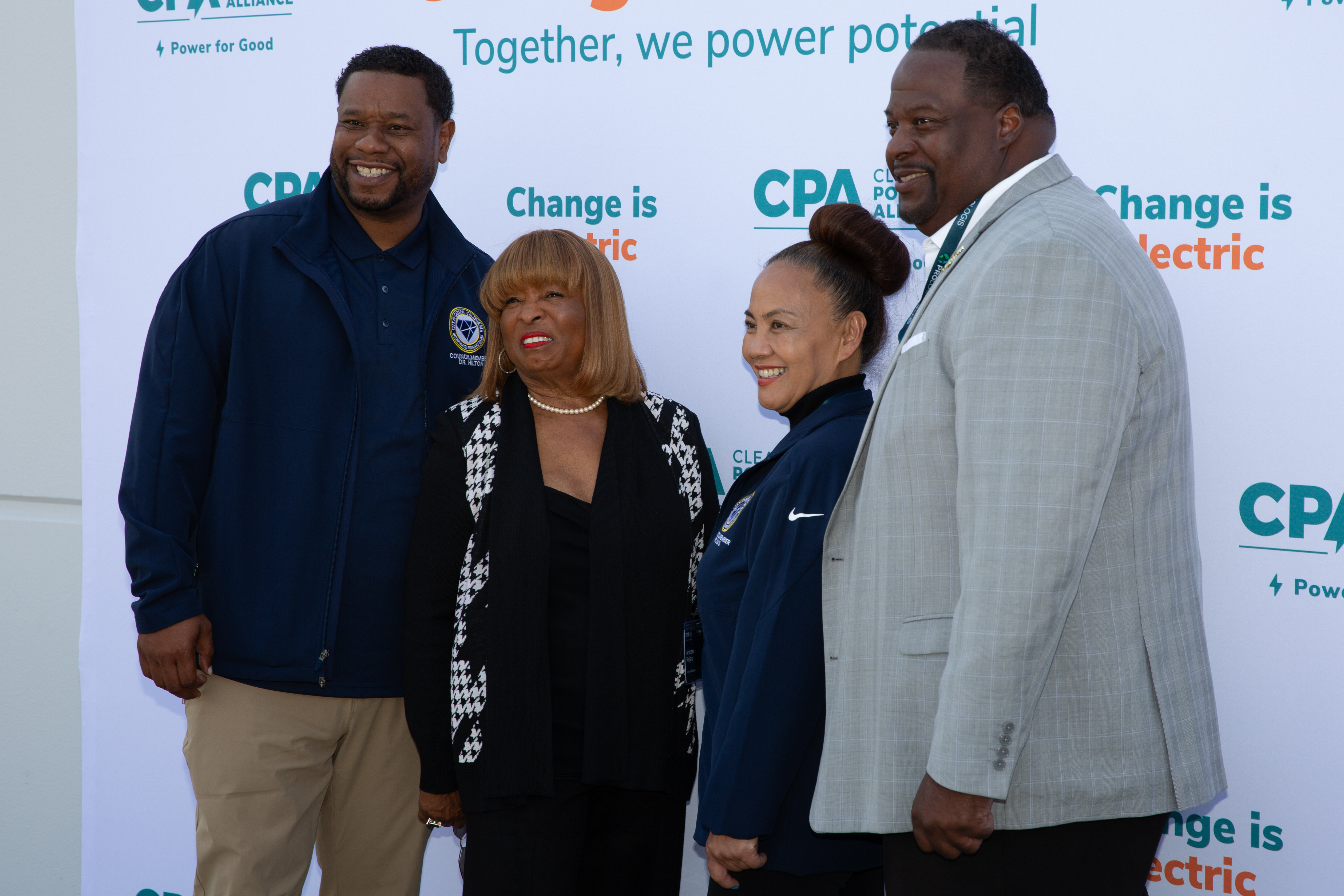 From left, Carson city council members Jawane Hilton, Mayor Lula...
