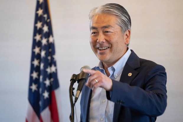 Assemblymember Al Muratsuchi of the 66th District speaks during the Torrance Area Chamber of Commerce's State of the State event in Torrance on Friday, March 21, 2025. (Photo by Drew A. Kelley, Press-Telegram/SCNG)