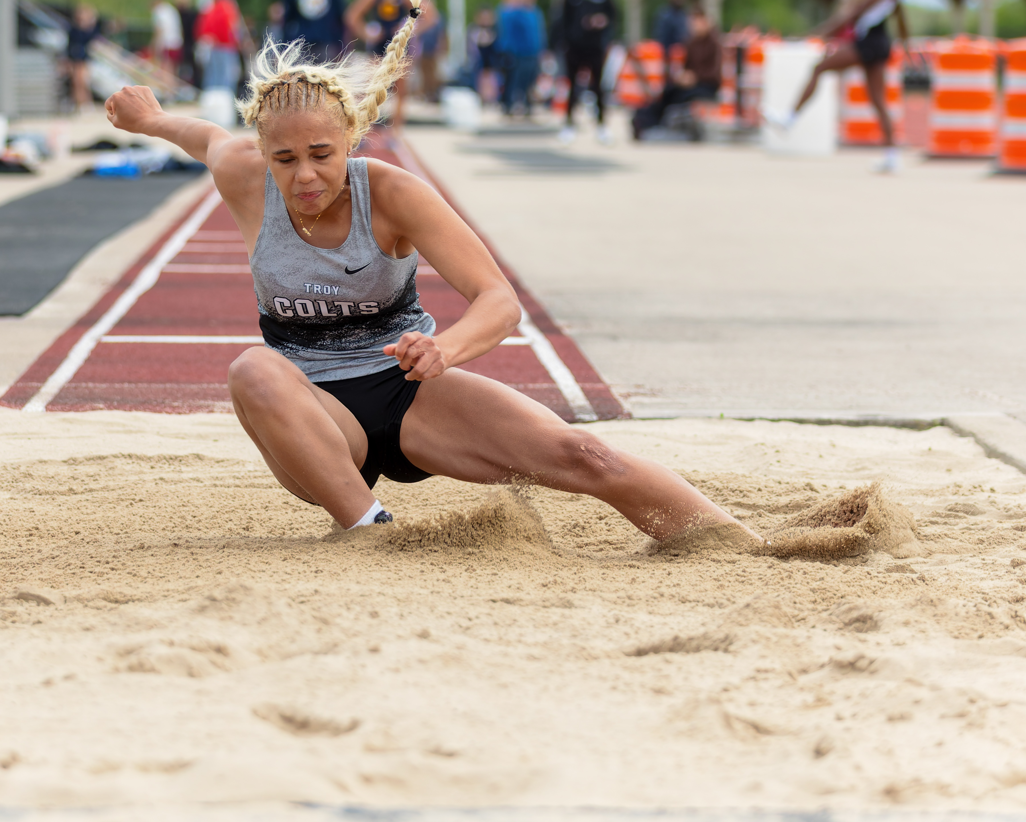 The Oakland County Track and Field Championships were held at...