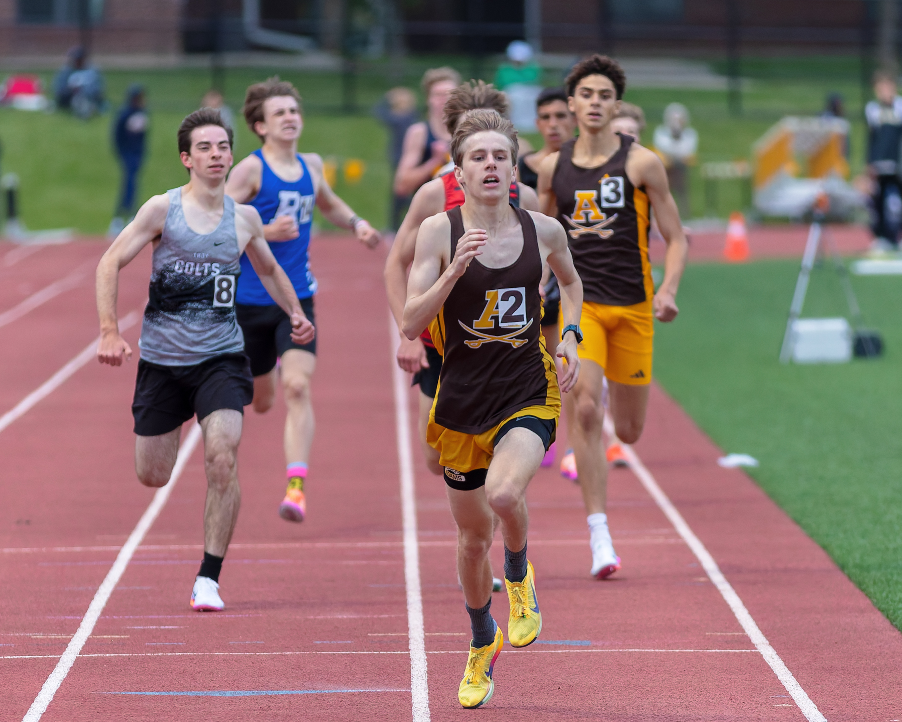The Oakland County Track and Field Championships were held at...