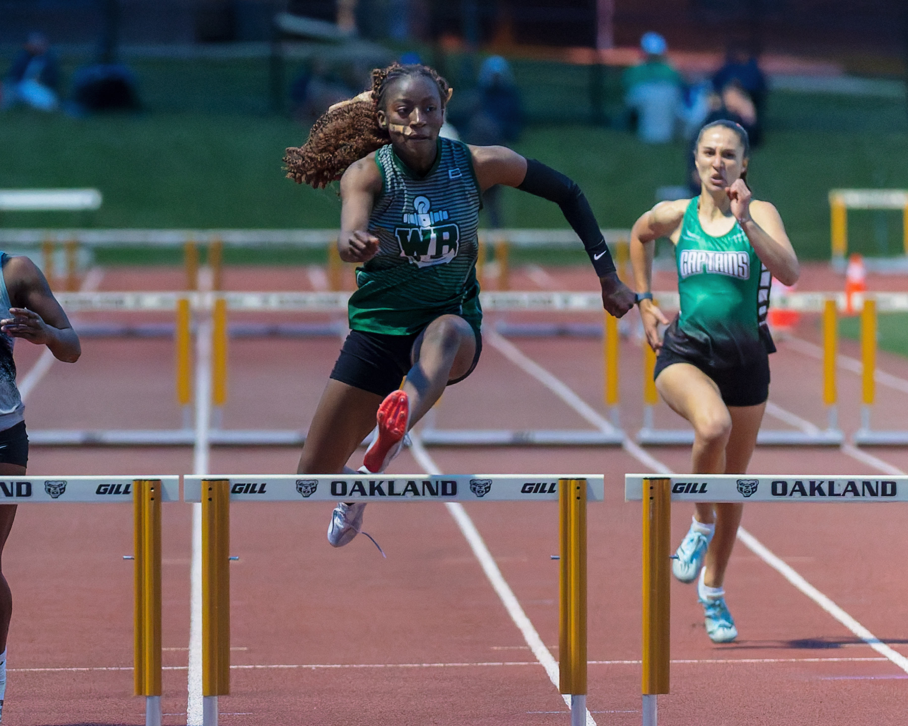 The Oakland County Track and Field Championships were held at...