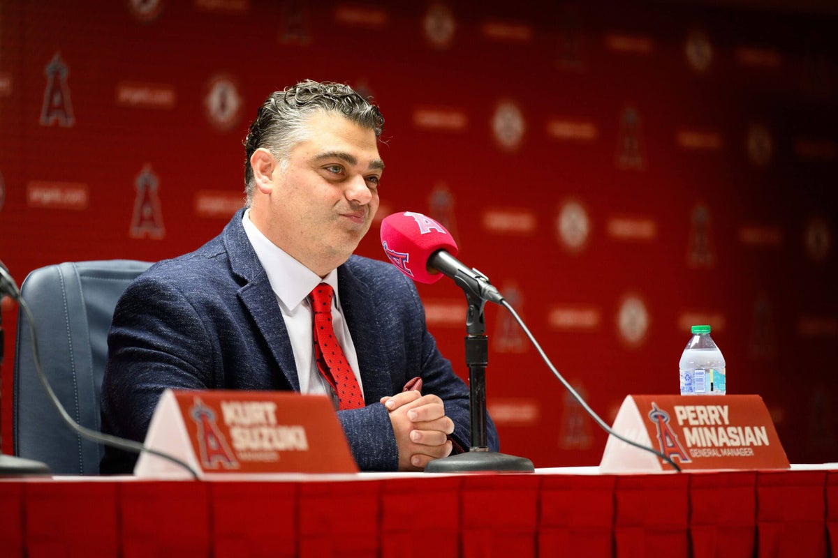 Angels GM Perry Minasian is selling an optimism not based in reality