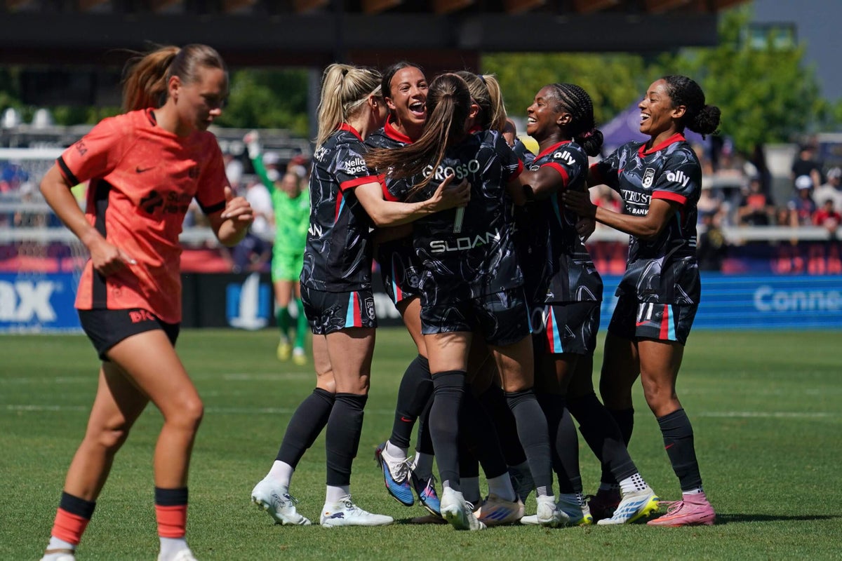 Mallory Swanson’s first goal since returning from maternity leave lifts Stars past Bay FC