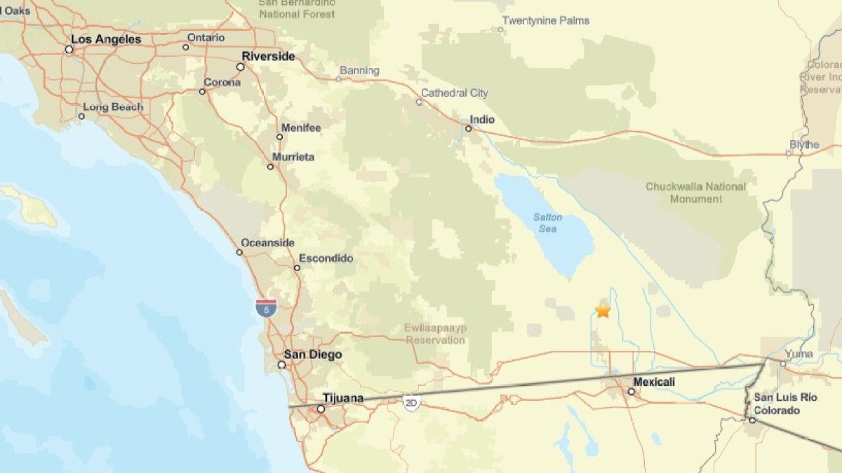 No damage reported in San Diego County from Brawley earthquake swarm – NBC 7 San Diego