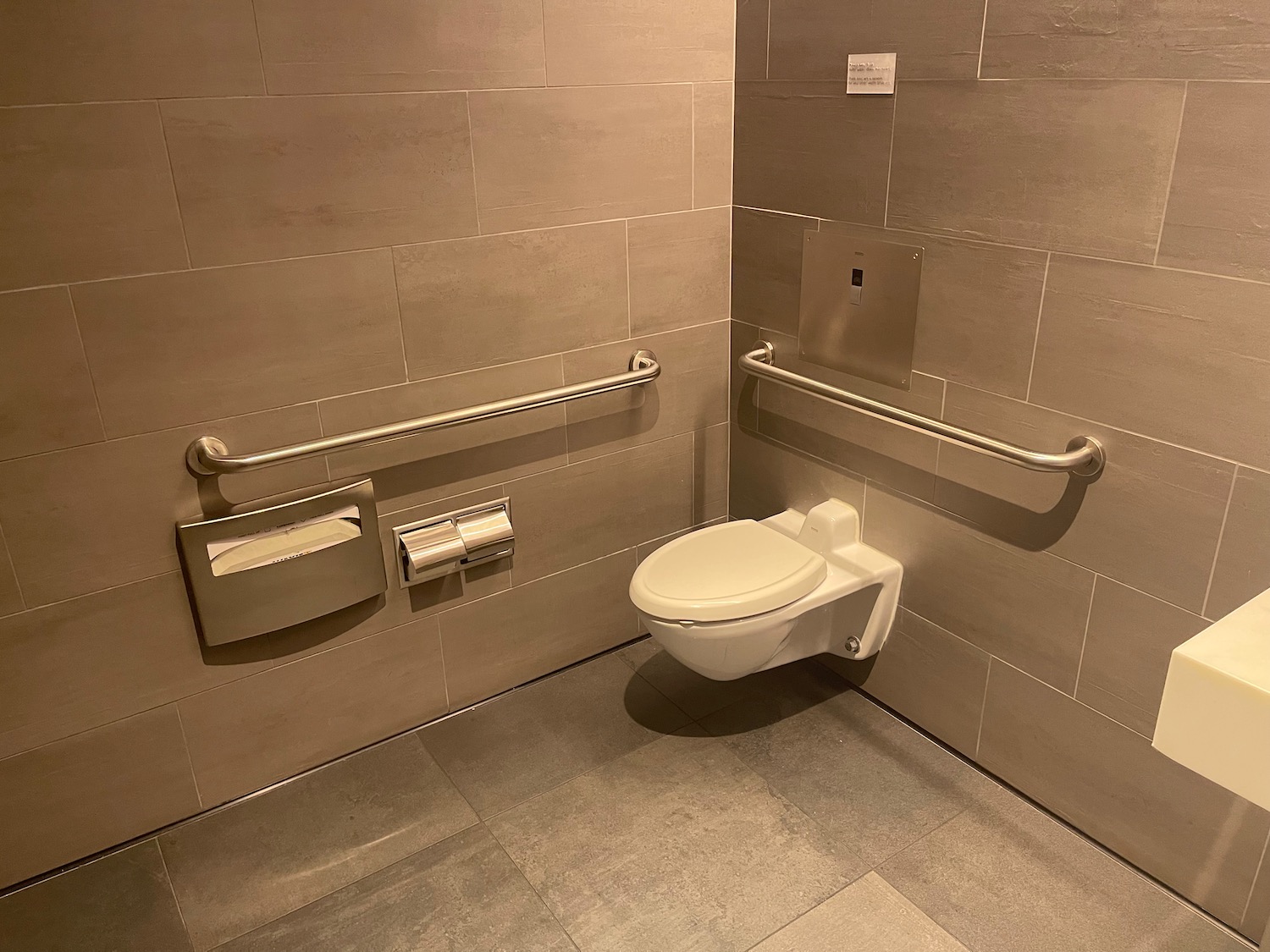 a toilet in a bathroom