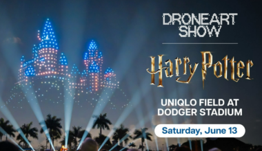 051426 Dodger Stadium Harry Potter Drone Show