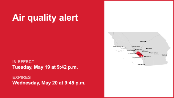 Air quality alert issued for Riverside County Wednesday – Redlands Daily Facts