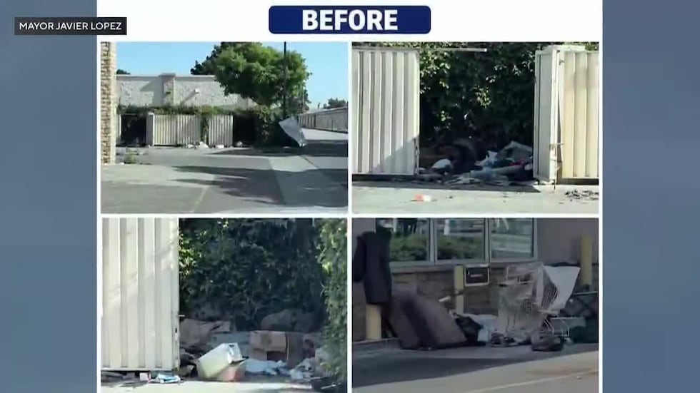 A mayor in California is facing backlash after a  post showing a before-and-after of cleanup...
