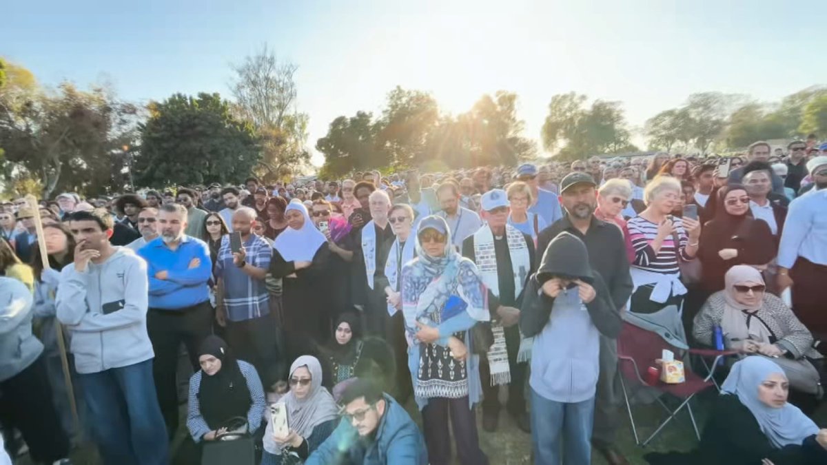 Vigil calls for peace and celebrates heroes who died in San Diego mosque shooting – NBC 7 San Diego