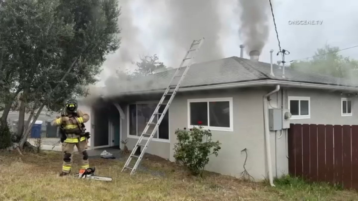 Drone search turns into rescue at Vista house fire – NBC 7 San Diego