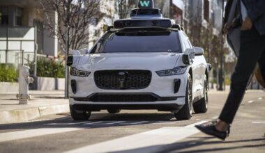 Driverless taxi on city streets