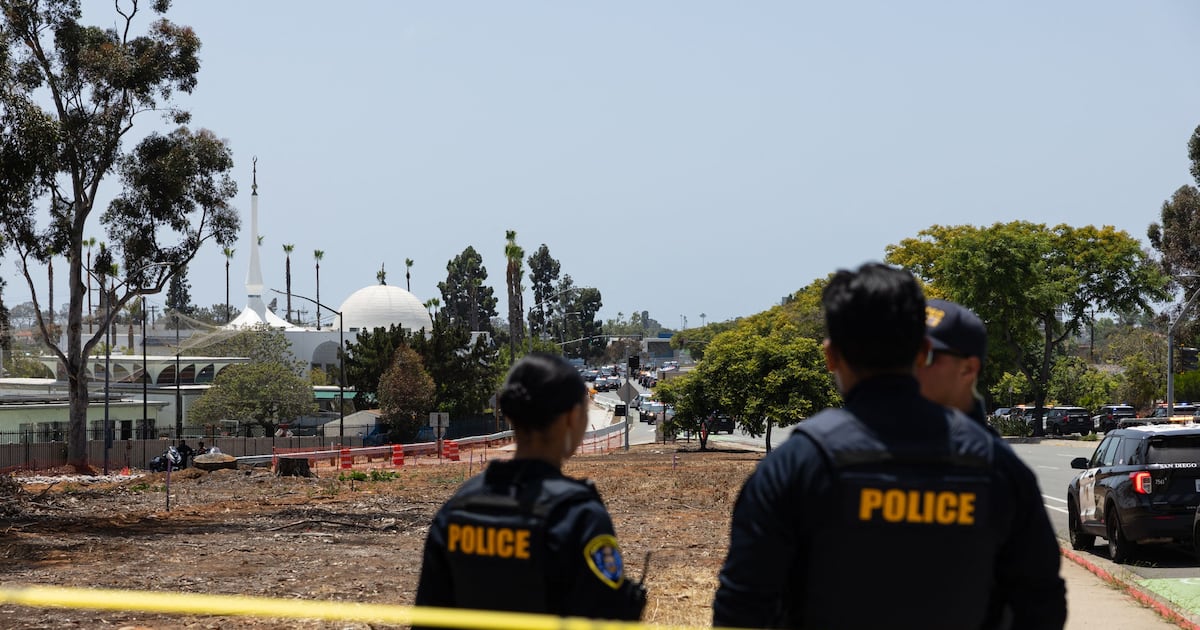 Three killed in mass shooting at San Diego Islamic Centre, police say
