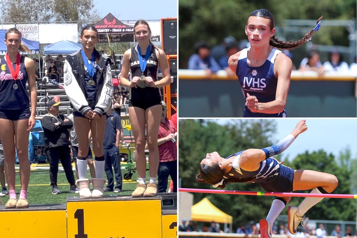 Trans track athlete AB Hernandez shares California podium after sweeping finals