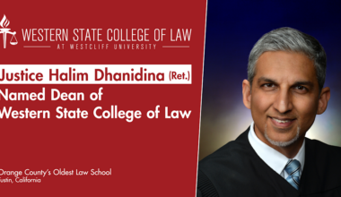 History-Making Former California Appellate Justice Halim Dhanidina Named Dean of Western State College of Law