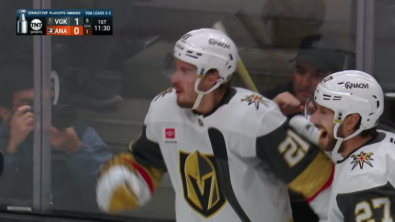 Marner, Dorofeyev propel Golden Knights past Ducks 5-1 in Game 6 clincher, into conference finals