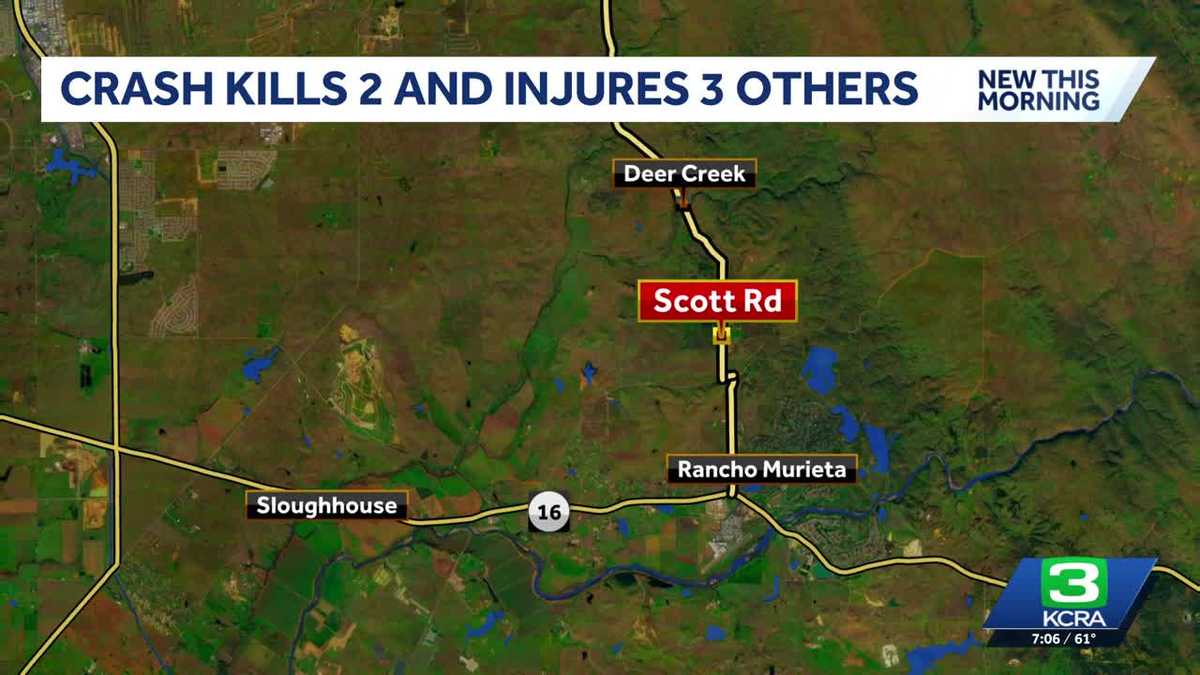 2 dead, 3 teenagers injured after serious crash in Sacramento County, Metro Fire says