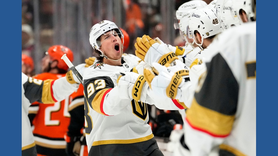 Marner, Dorofeyev propel Golden Knights past Ducks 5-1 in Game 6 clincher, into conference finals
