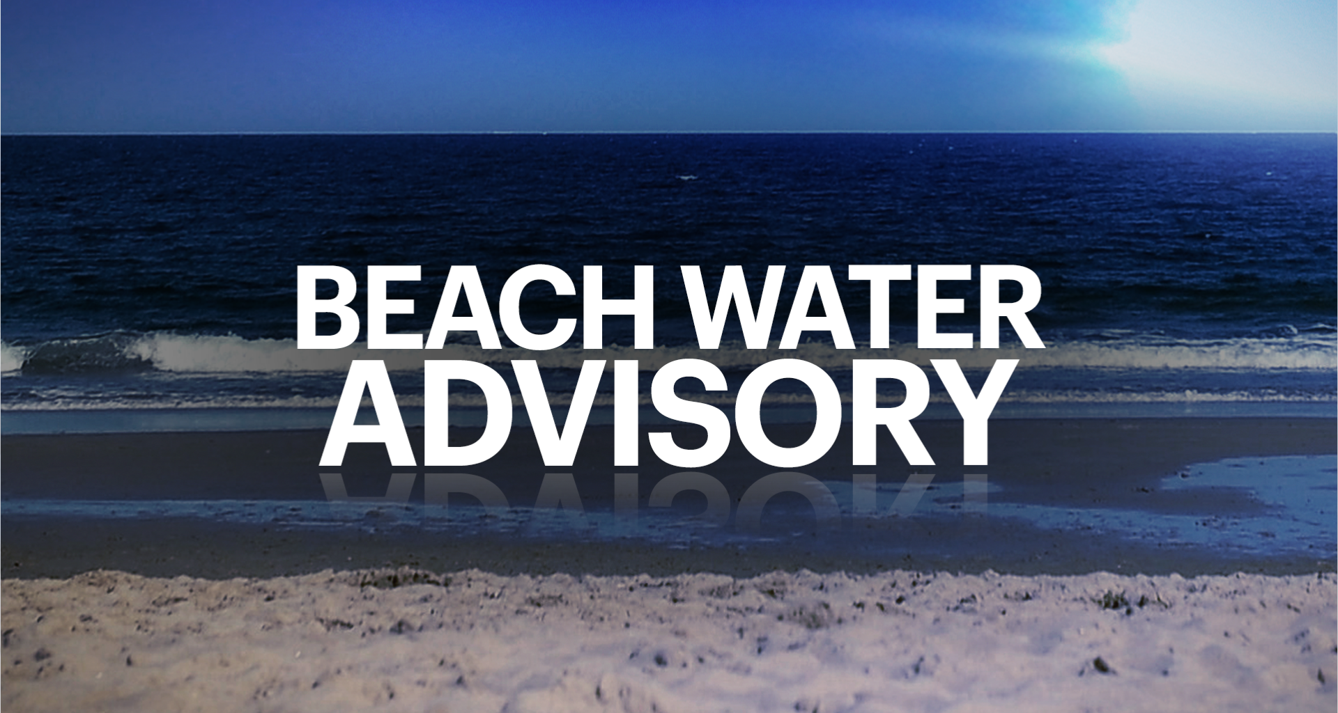 beach water advisory
