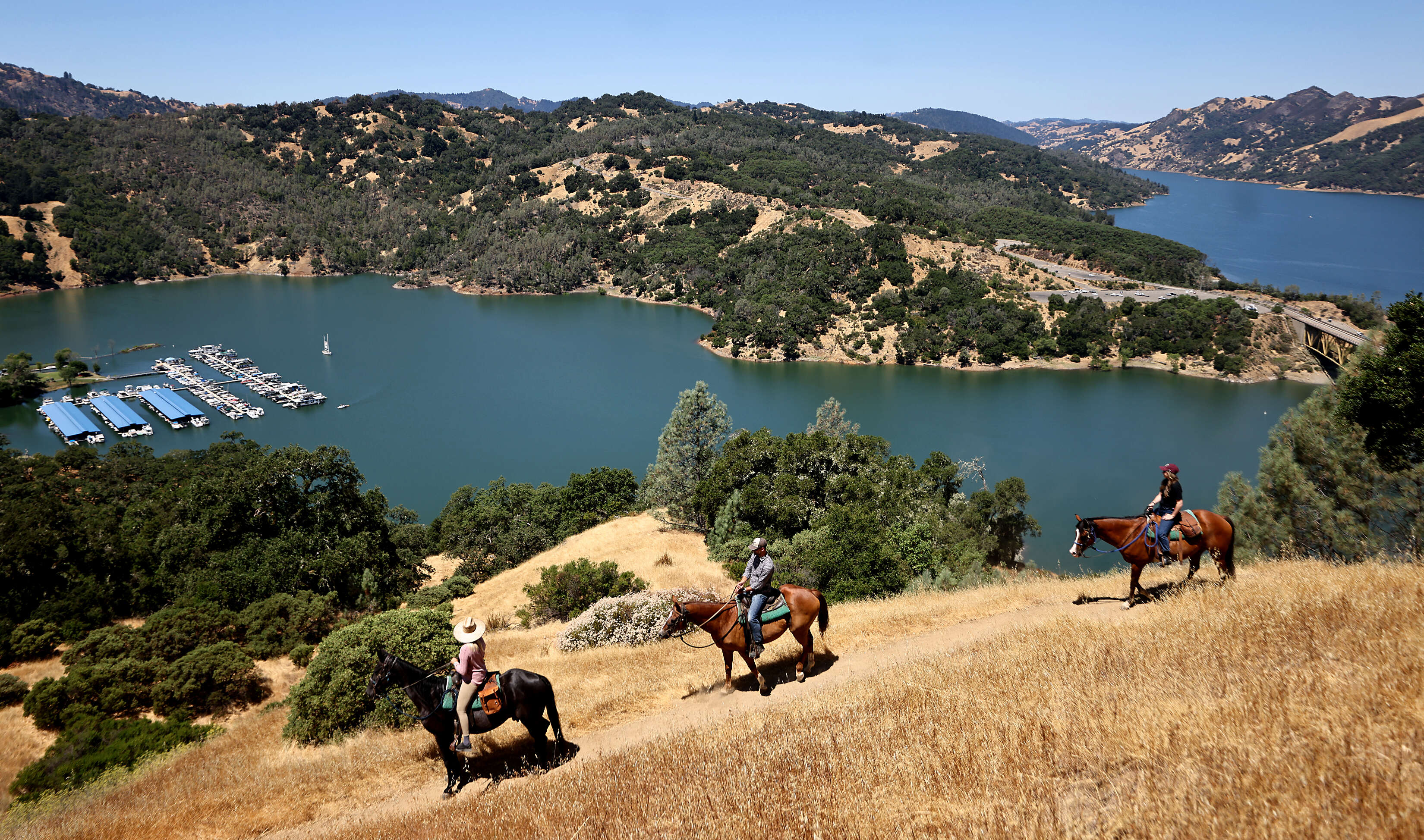 Nikki Baxes of the The Ranch at Lake Sonoma leads...