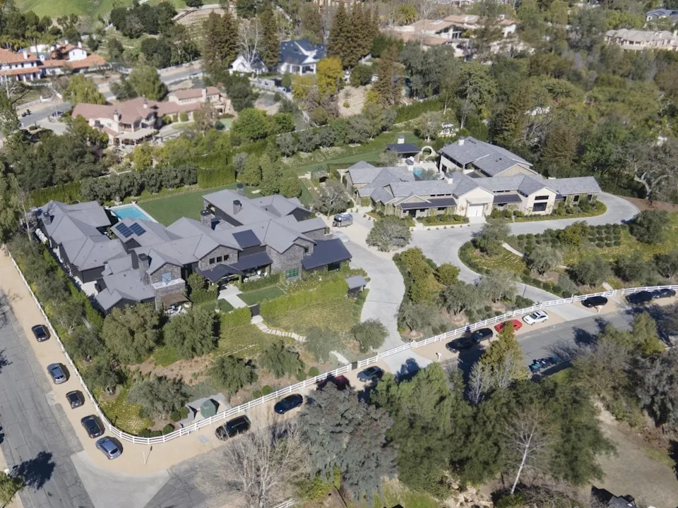 Public evacuation maps reviewed by The California Post show the Hidden Hills evacuation warning zone includes properties tied to Jenner, 70, and Kardashian, 41, whose homes are located within the affected area. no byline@backgrid.com / BACKGRID