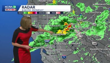 Northern California rain and snow updates: May 4 travel impacts