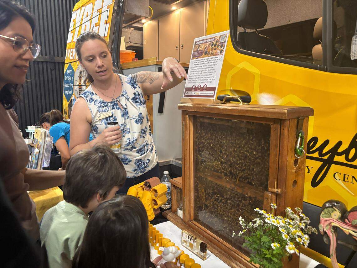 Buzzing around the California Honey Festival: Learn about bees, snack on honeycomb