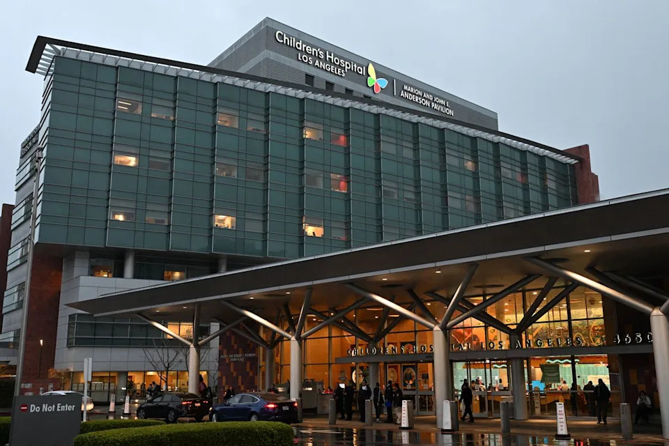 A photo of Children's Hospital Los AngelesCredit: ROBYN BECK/AFP via Getty
