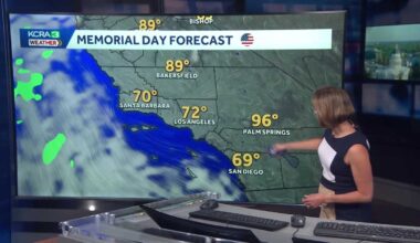 Memorial Day weekend forecast: Here's what's expected around California