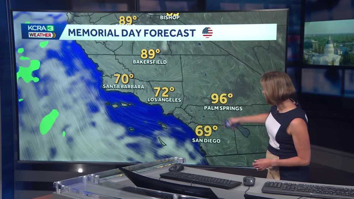 Memorial Day weekend forecast: Here's what's expected around California