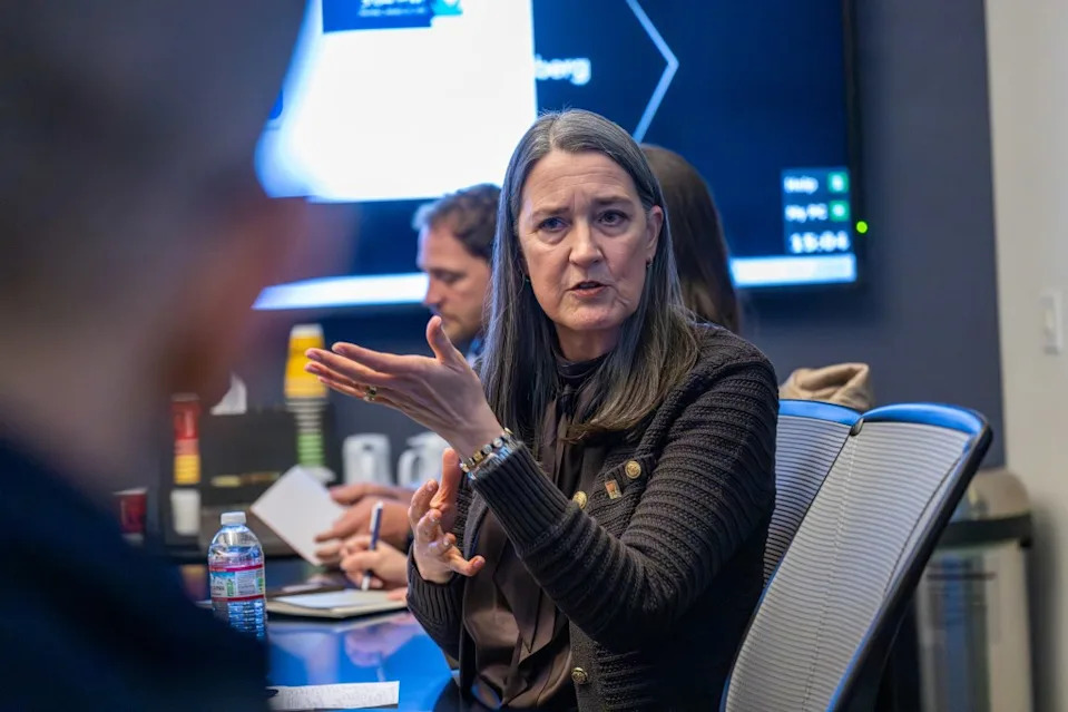 Patti Poppe, chief executive officer of PG&E Corp. Bloomberg via Getty Images