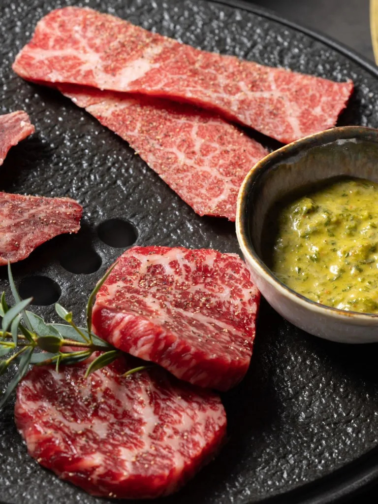 Premium Japanese and U.S. beef grilled tableside at Yakiya. Instagram/@yakiyausa