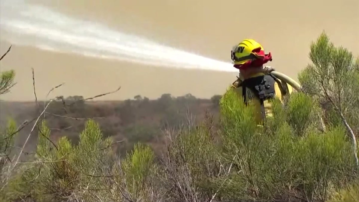 4 injured in Jurupa Valley river bottom brush fire – NBC Los Angeles