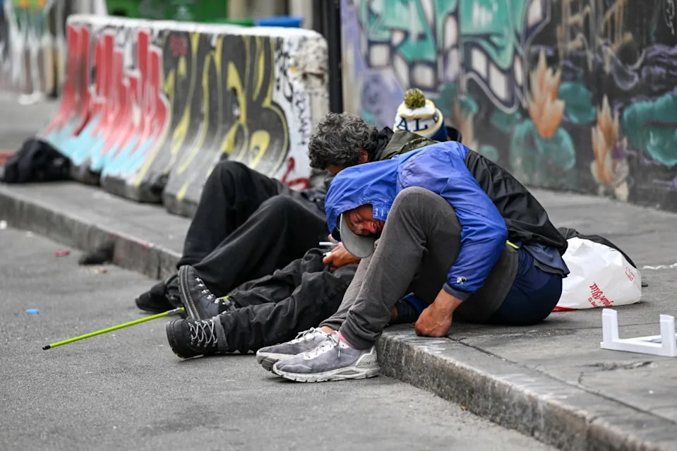 The downtown center, which has been pitched as an alternative to jails or hospitals, provides officers a place to take publicly intoxicated people to sober up and access addiction treatment. Anadolu via Getty Images